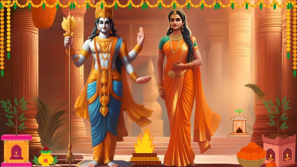Tulasi Vivah The Sacred Union of Tulsi and Vishnu