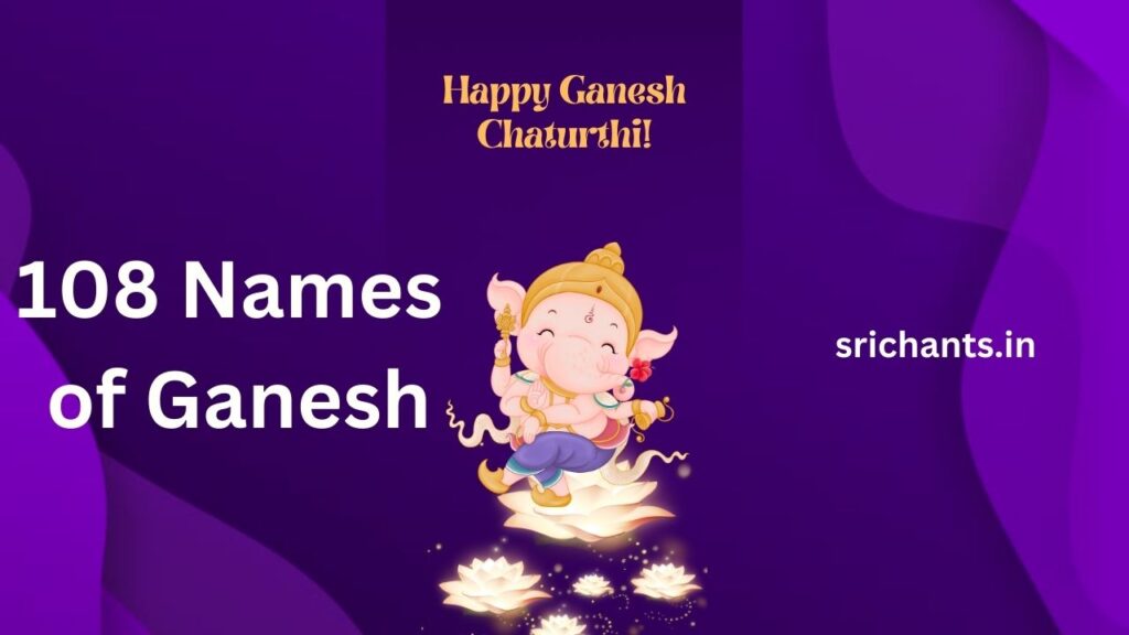 108 Names of Ganesh